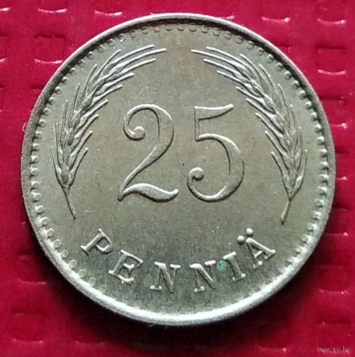 Финляндия 25 пенни 1937 г. #31103