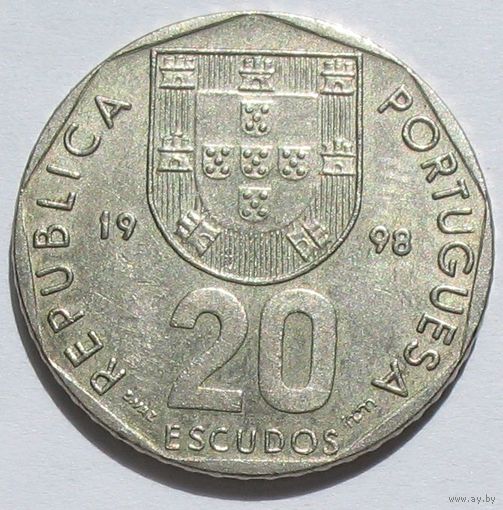 Португалия, 20 эскудо 1998