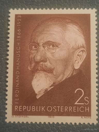 Австрия 1973. Ferdinand Hanusch 1866-1923