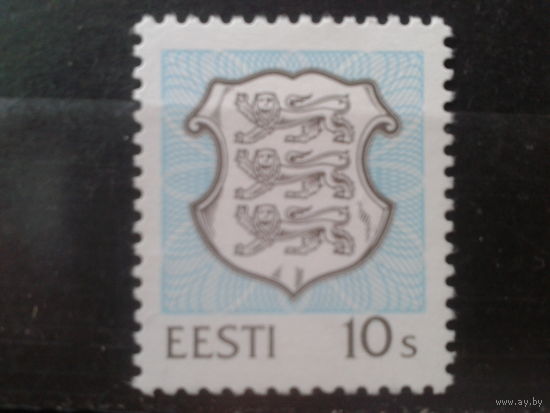 Эстония 1998 Стандарт, герб** 10 s