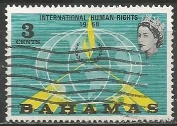 Багамы. Год Декларации по Правам человека. 1968г. Mi#274.