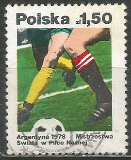 Польша. ЧМ по футболу Аргентина'78. 1978г. Mi#2557.