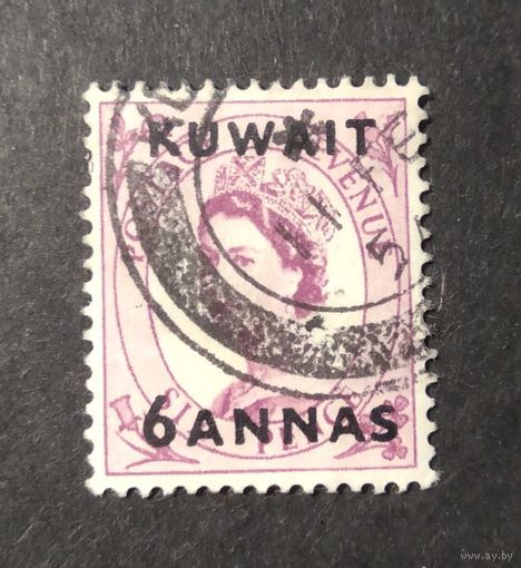 ВЕЛИКОБРИТАНИЯ\1283\Кувейт 1952 надпечатка