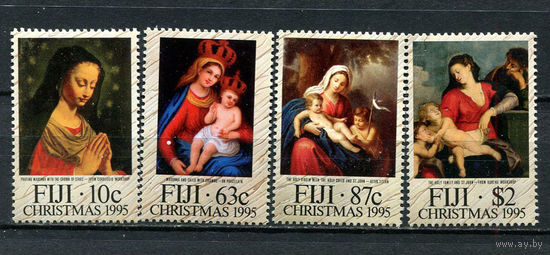 Фиджи - 1995 - Рождество - (незначительная помятость у ном. 2) - [Mi. 753-756] - полная серия - 4 марки. MNH.  (Лот 100EX)-T25P5