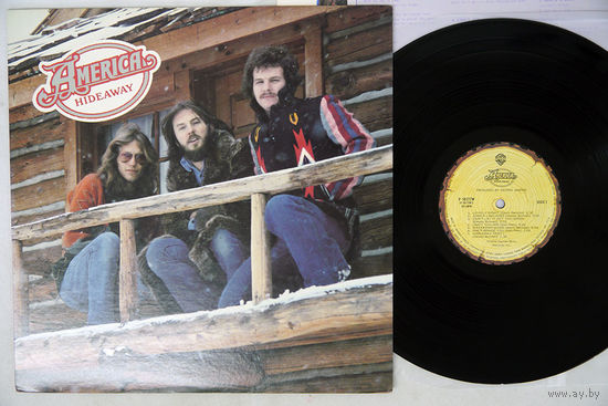 AMERICA - Hideway (Japan ВИНИЛ LP 1976) как новый