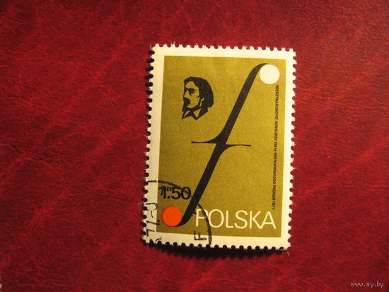 Марка Международный конкурс скрипачей в Познани 1977 год Польша