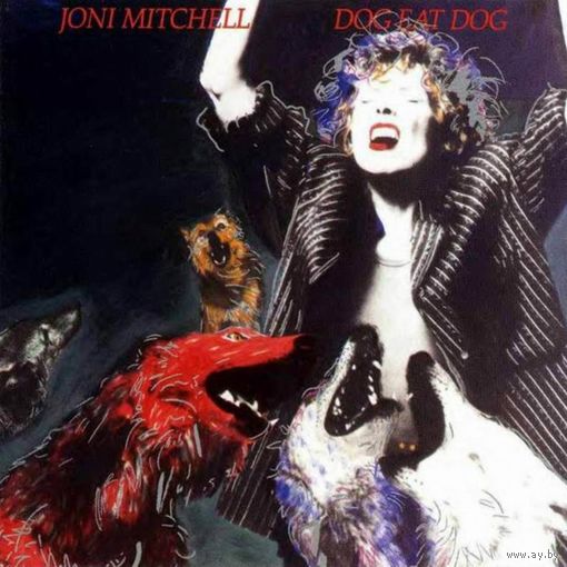 Joni Mitchell - Dog Eat Dog - LP - 1985