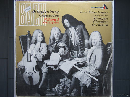 J.S. Bach - Brandenburg Concertos Vol.1 Nos.1,3 & 6 England EX/VG