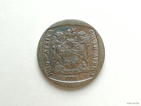 2 ранда 1991 года. ЮАР. Монета А4-1-3