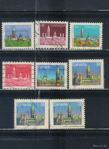 GB Доминион Канада 1985-88 Парламент Оттава Стандарт #953,968,1030А,1039,1070А,1117A,D