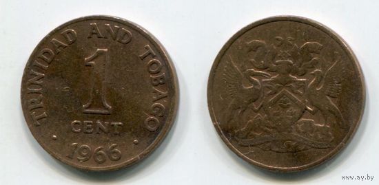 Тринидад и Тобаго. 1 цент (1966)