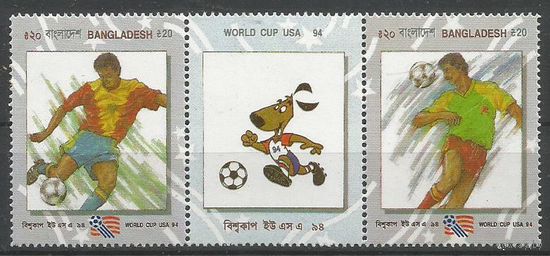 Бангладеш Футбол Чемпионат Мира FIFA США 1994 Эмблема Талисман Сцепка спорт** (Р18