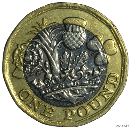 Великобритания 1 фунт, 2016