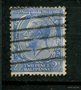 Великобритания - 1912/1921 - Король Георг V 2 1/2P - [Mi.131X] - 1 марка. Гашеная.  (LOT T8)
