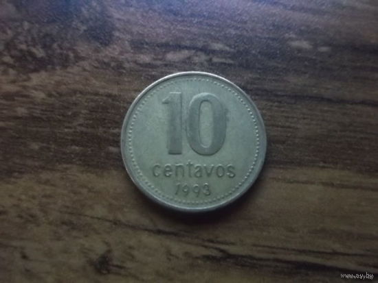 Аргентина 10 центавос 1993