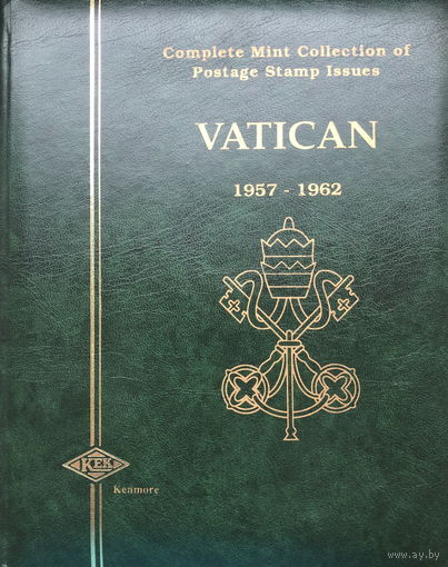 Ватикан полная погодовка марок 1957-1962