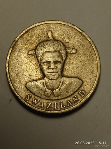 Эсватини Свазиленд 1 лилангени 1986 года .