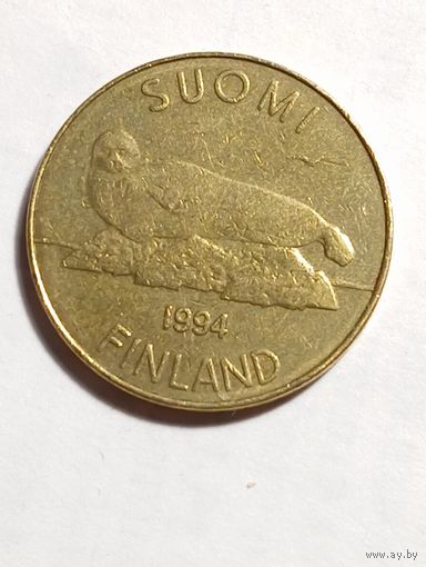 Финляндия 5 марок 1994 года .
