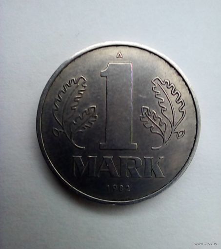ГДР 1 марка 1982 г