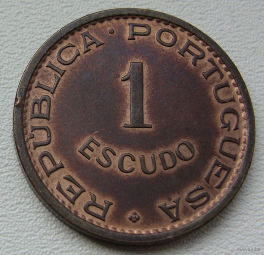 Ангола португальская  1 эскудо 1972, состояние!