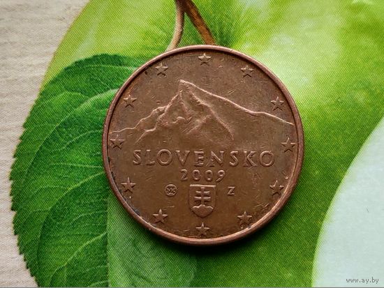Словакия. 1 евроцент 2009.
