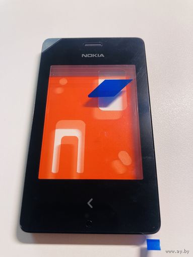 Сенсорное стекло (тачскрин), оригинал Nokia Nokia 500 Asha/ 500 Asha Dual SIM - 00811K2