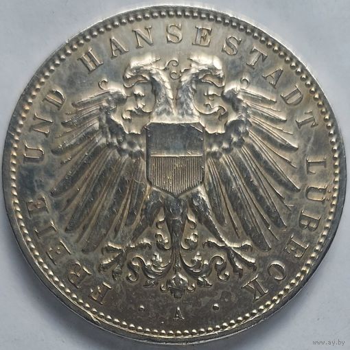 5 марок 1904 Любек