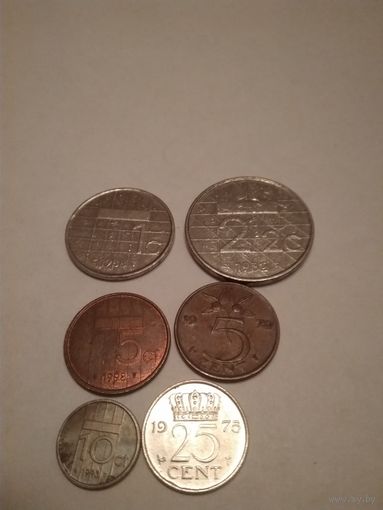 Монеты Нидерландов.