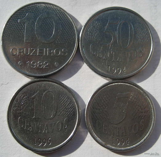 Набор монет Бразилии. No2.