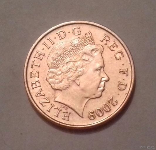 1 пенни, Великобритания 2009 г.