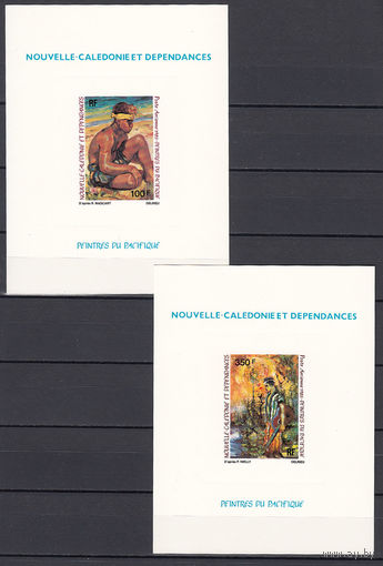 Живопись. Новая Каледония. 1983. 2 люкс-блока (картон). Michel N 726-727 (- е)