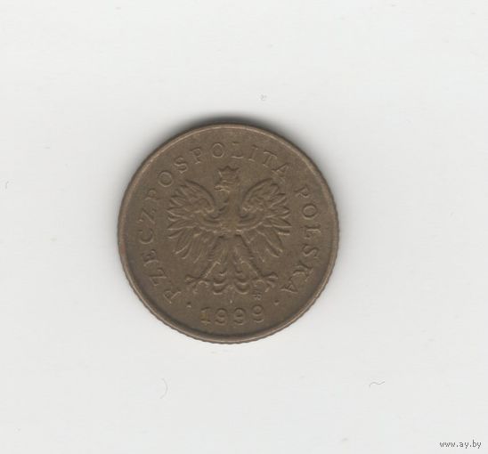 1 грош Польша 1999 Лот 7924