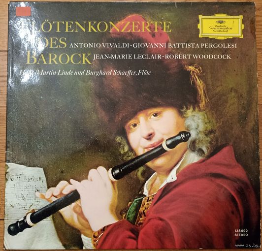 Vivaldi. Pergolesi. Leclair. Woodcock - Baroque Flute Concertos.