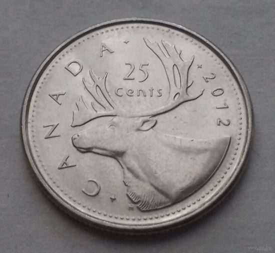 25 центов, Канада  2012 г., AU