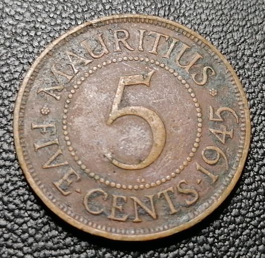 5 центов 1945 Маврикий
