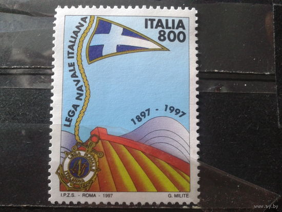 Италия 1997 100 лет морской лиге, вымпел*