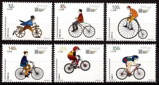 2000 Португалия 2432-2437 История велосипеда, разные велосипедисты 12,00 евро