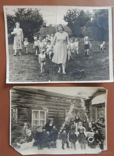 Фото "Детский сад", 1941 г. (2 шт.)