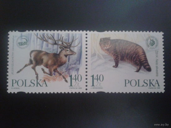 Польша 1999 фауна сцепка