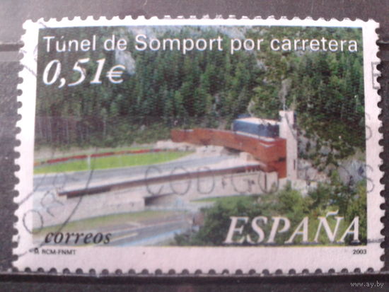 Испания 2003 Туннель между Испаний и Францией