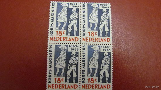 Нидерланды 1965г 300-летие Военно-морского корпуса