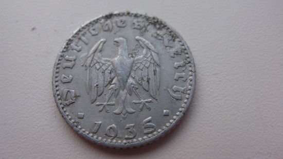 Германия 50 пфеннигов 1935 J