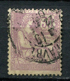 Франция - 1902 - Аллегория 30С - [Mi.106] - 1 марка. Гашеная.  (Лот 138CB)