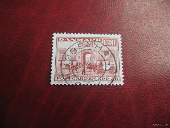 Марка 200 лет отделению Королевской почты 1980 год Дания