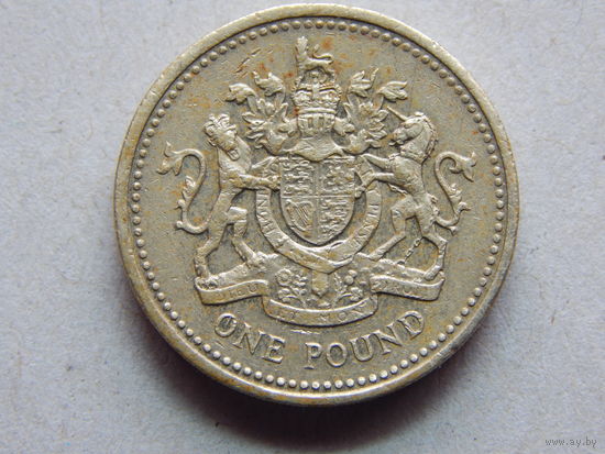 Великобритания 1 фунт 2003г.