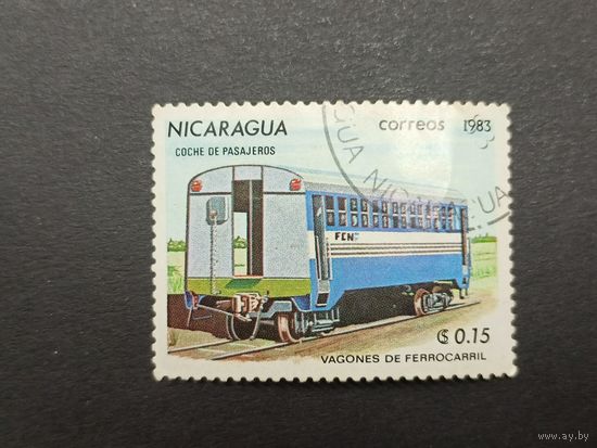 Никарагуа 1983. Железнодорожные вагоны