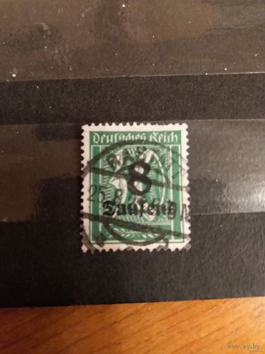 1923 Германия Рейх надпечатка (2-11)