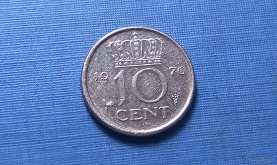 10 центов 1976. Нидерланды.
