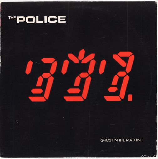 LP The Police 'Ghost in the Machine' (першы прэс)