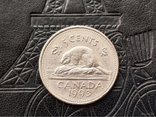 Канада. 5 центов 1993.